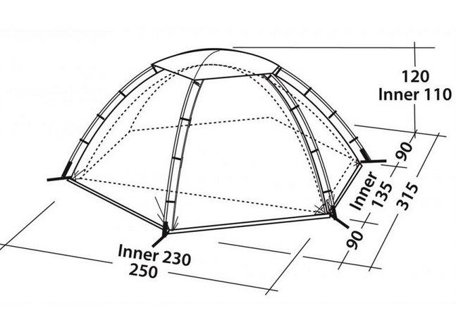 Roben’s Палатка походная двухместная Robens Green spider