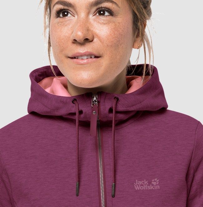 Jack Wolfskin Женская куртка из флиса Jack Wolfskin Riverland Hooded Jacket W