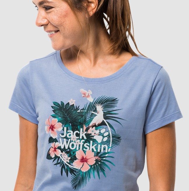 Jack Wolfskin Удобная футболка Jack Wolfskin Tropical T W