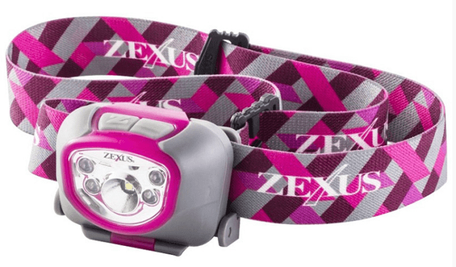 Zexus Мощный налобный фонарь Zexus ZX-260FP