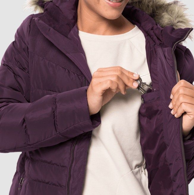 Jack Wolfskin Куртка теплая женская Jack Wolfskin Baffin island coat