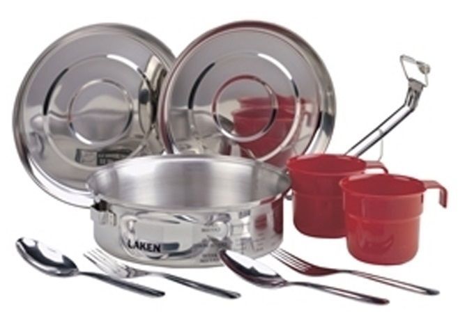 Laken Набор посуды стальной для пикника Laken 8818