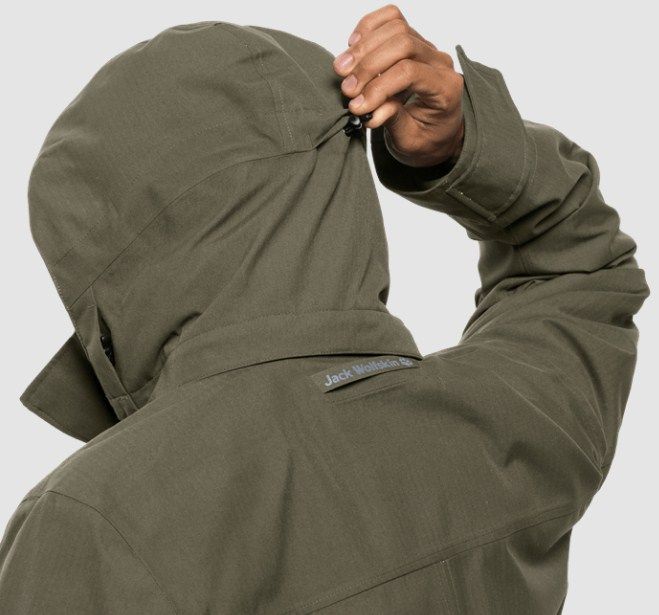 Jack Wolfskin Мужская ветронепроницаемая куртка 3-в-1 Jack Wolfskin Falster Bay Jacket M