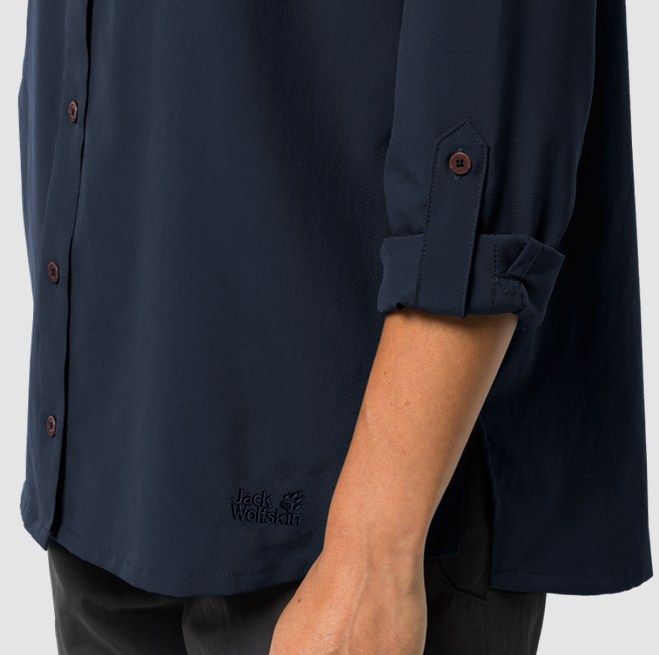 Jack Wolfskin Рубашка с защитой от УФ излучения Jack Wolfskin - Victoria Roll-Up Shirt W
