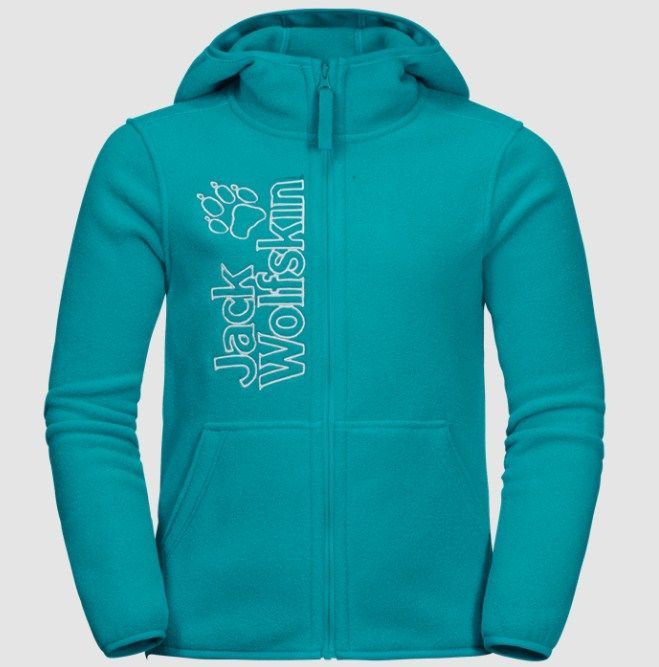 Jack Wolfskin Мягкая детская куртка из флиса Jack Wolfskin Stony Peak Jacket Kids