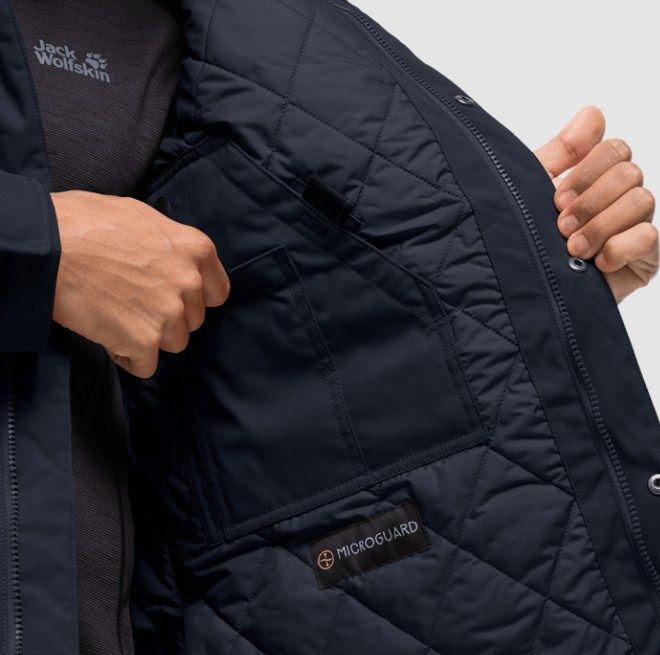 Jack Wolfskin Мужская стильная куртка Jack Wolfskin Point Barrow