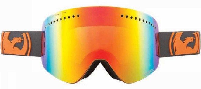 Dragon Alliance Спортивная маска оправа линза Dragon Alliance NFX ( Flair Orange, Red Ionized)