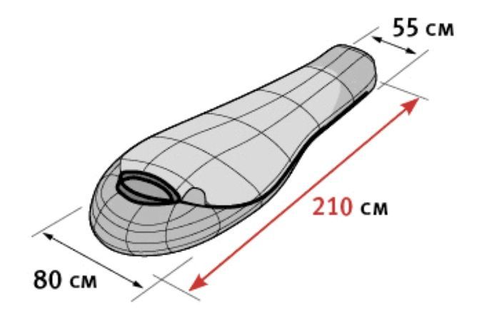 Alexika Мешок спальный легкий с левой молнией Alexika Mountain Compact (комфорт +2)