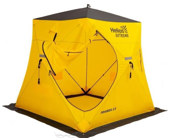 Helios Палатка зимняя для рыбалки Helios Piramida Extreme 2×2 V2.0
