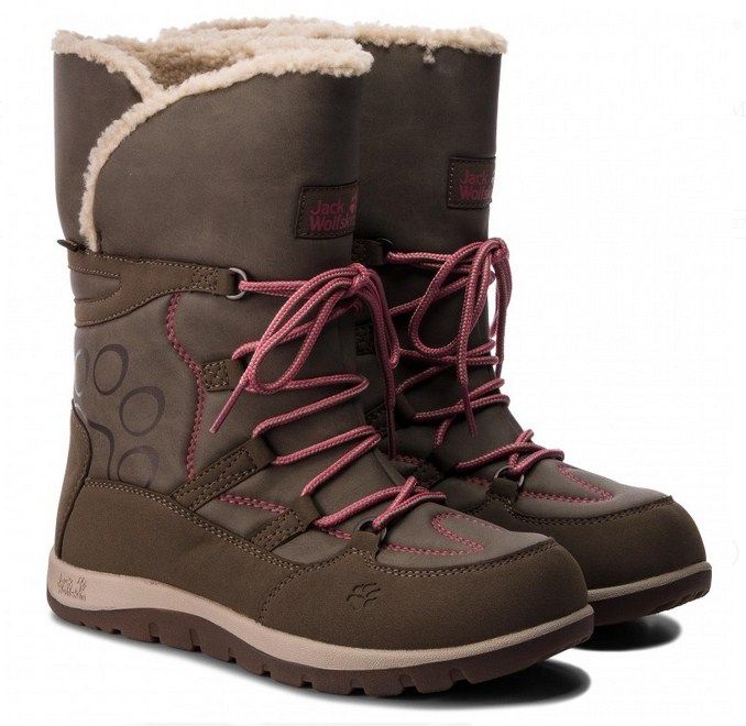 Jack Wolfskin Сапоги утепленные для девочки Jack Wolfskin Rhode Island Texapore High G