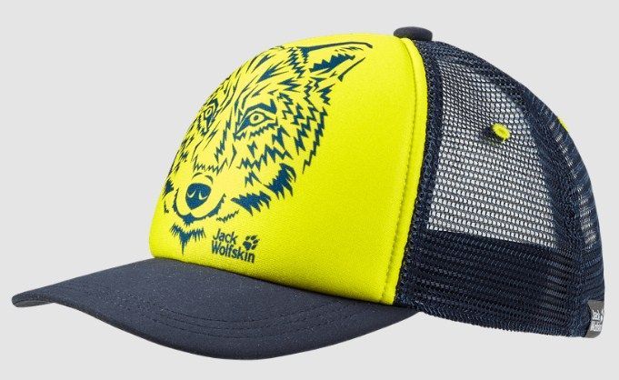Jack Wolfskin Яркая кепка Jack Wolfskin Animal Mesh Cap Kids