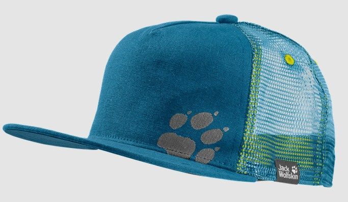 Jack Wolfskin Легкая кепка Jack Wolfskin Rib Paw Cap Kids