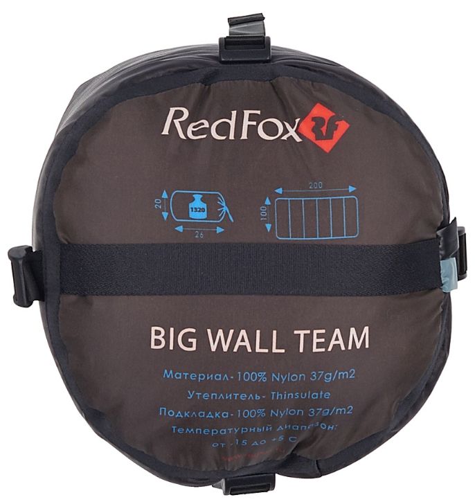 Red Fox Спальник одеяло походное комфорт Red Fox - Big Wall Team ( +3)