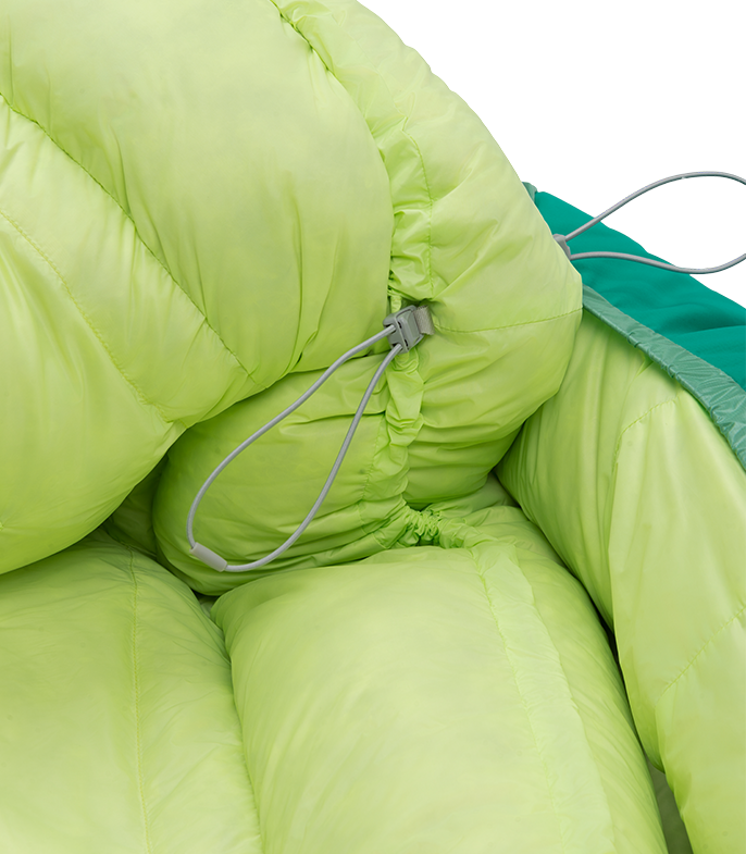 Sivera Спальный мешок пуховый (кокон) Sivera Шишига-22/Long (комфорт -14) 2022