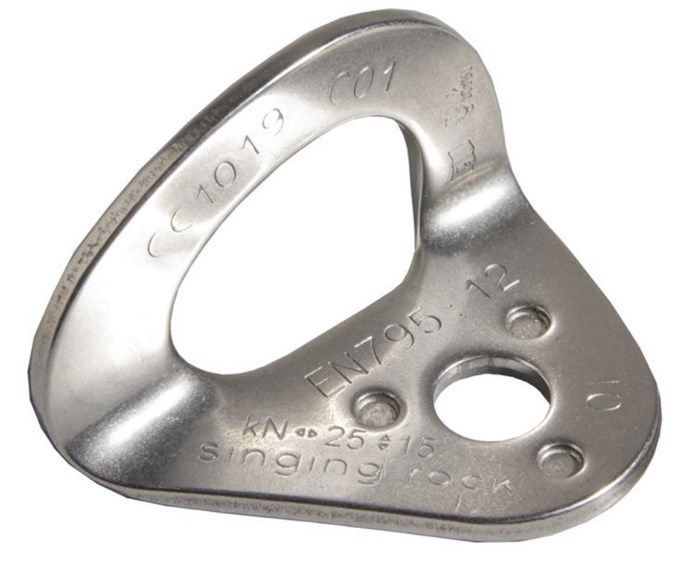 Singing Rock Шлямбурное ухо надежное Singing Rock Hanger Plate stainless