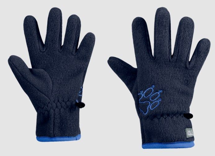 Jack Wolfskin Перчатки детские теплые Jack Wolfskin Baksmalla fleece glove kids