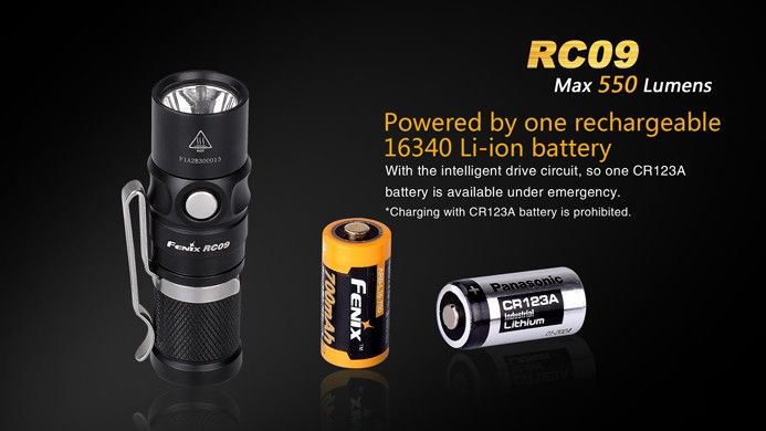 Fenix Фонарь миниатюрный Fenix RC09 Cree XM-L2 U2 LED