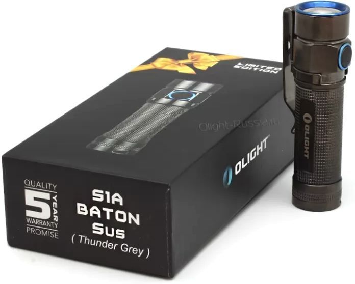 Olight Светодиодный ручной фонарь Olight S1A SS Stainless Steel