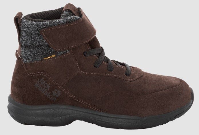 Jack Wolfskin Детские ботинки для путешествий Jack Wolfskin City Bug Texapore Mid K