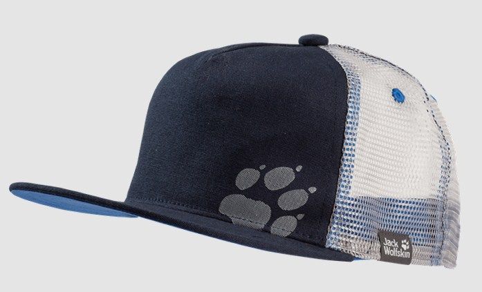 Jack Wolfskin Легкая кепка Jack Wolfskin Rib Paw Cap Kids