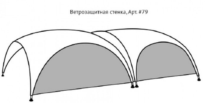 FHM Дополнительная стенка для шатра FHM Event