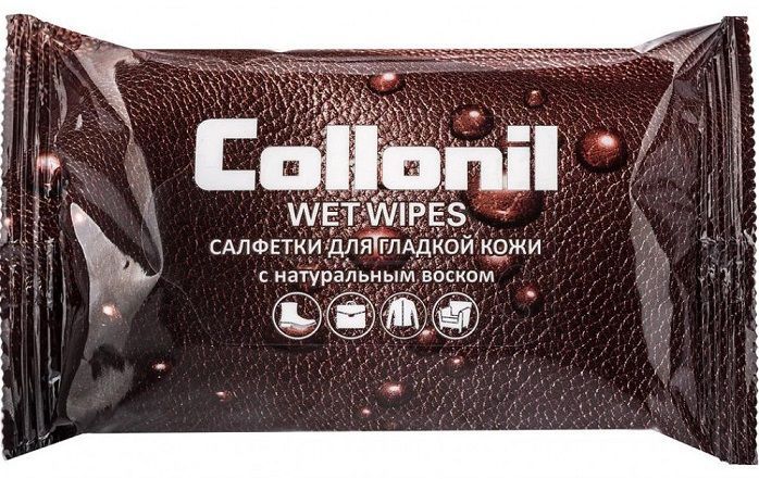 Collonil Салфетки Collonil №15 для ухода за гладкой кожей с натуральным воском