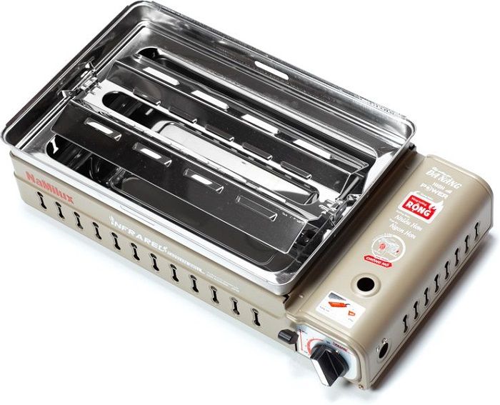 NaMilux Гриль газовый с пьезоподжигом NaMilux GM2120PS/2W