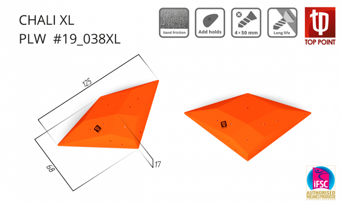 Top Point Накладной рельеф для скалодрома Top Point Chali