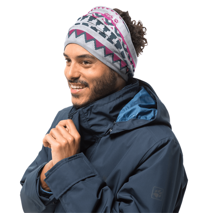 Jack Wolfskin Повязка многофункциональная Jack Wolfskin Print Fleece Headgear