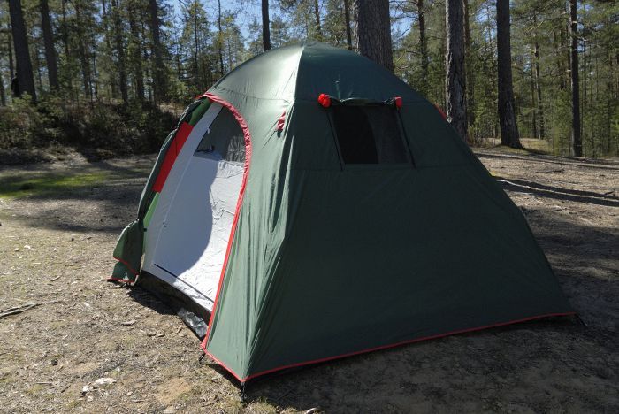 Talberg Кемпинговая двухкомнатная палатка полуавтомат Talberg - Gamma 4
