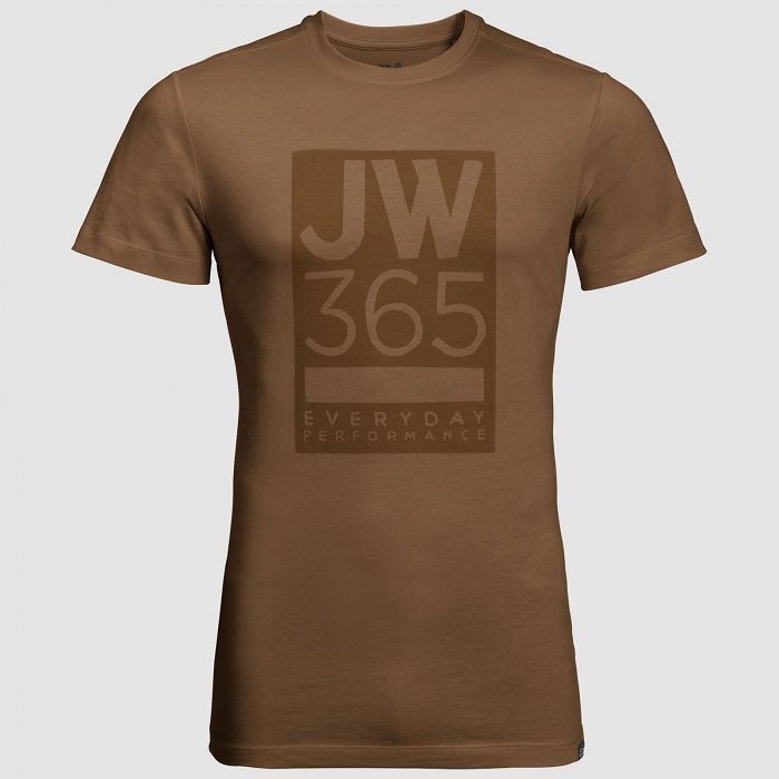 Jack Wolfskin Мужская футболка с принтом Jack Wolfskin 365