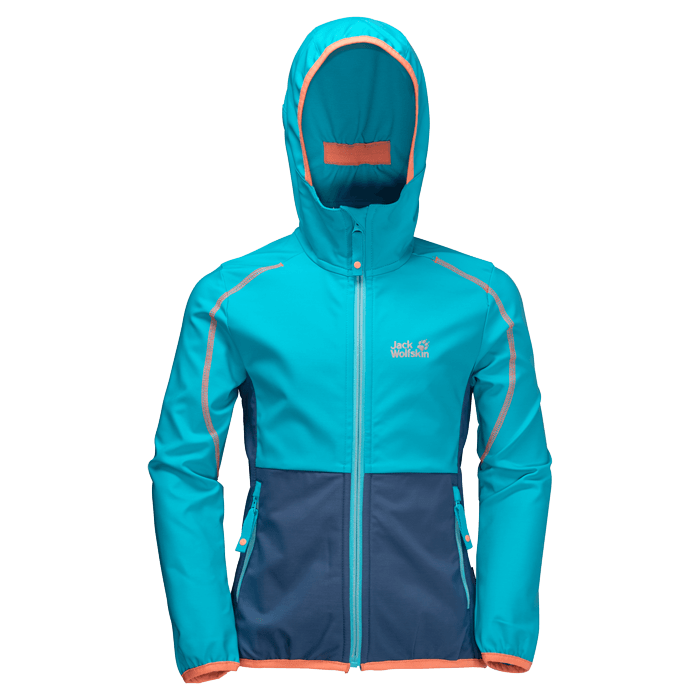 Jack Wolfskin Ветровка для девочки Jack Wolfskin Turbulence Girls