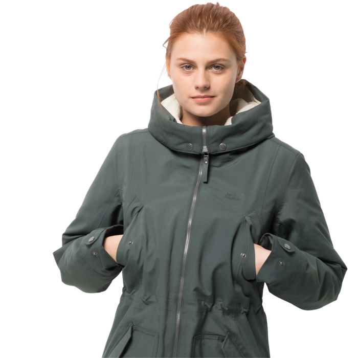 Jack Wolfskin Женская утепленная парка Jack Wolfskin Rocky Point Parka