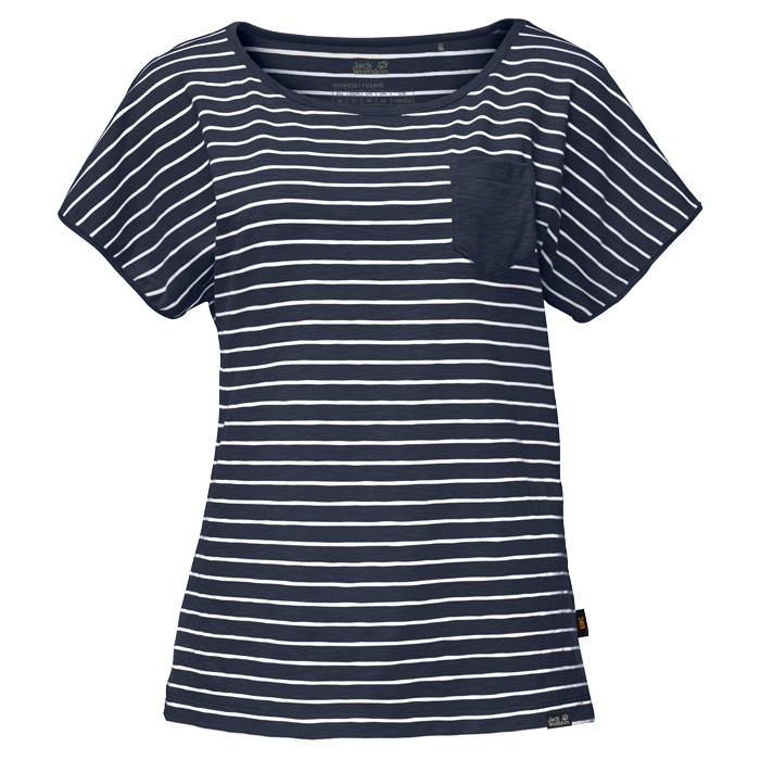 Jack Wolfskin Футболка для женщин Jack Wolfskin Travel Striped T Women