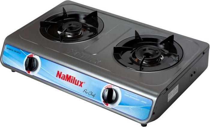 NaMilux Двухконфорочная туристическая газовая плита NaMilux NA-601AFM