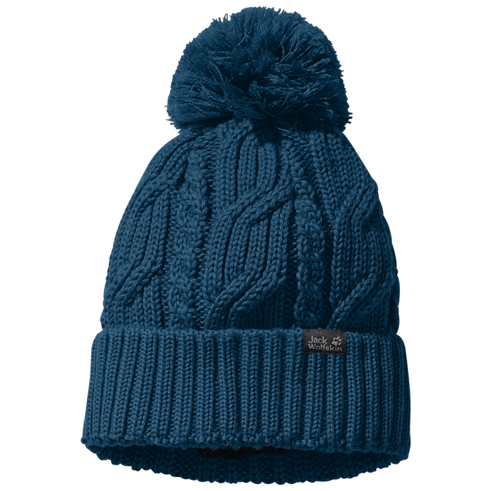 Jack Wolfskin Вязаная шапка Jack Wolfskin Stormlock Pompom Beanie