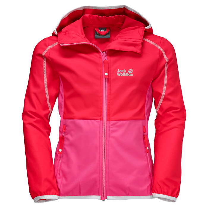 Jack Wolfskin Ветровка для девочки Jack Wolfskin Turbulence Girls