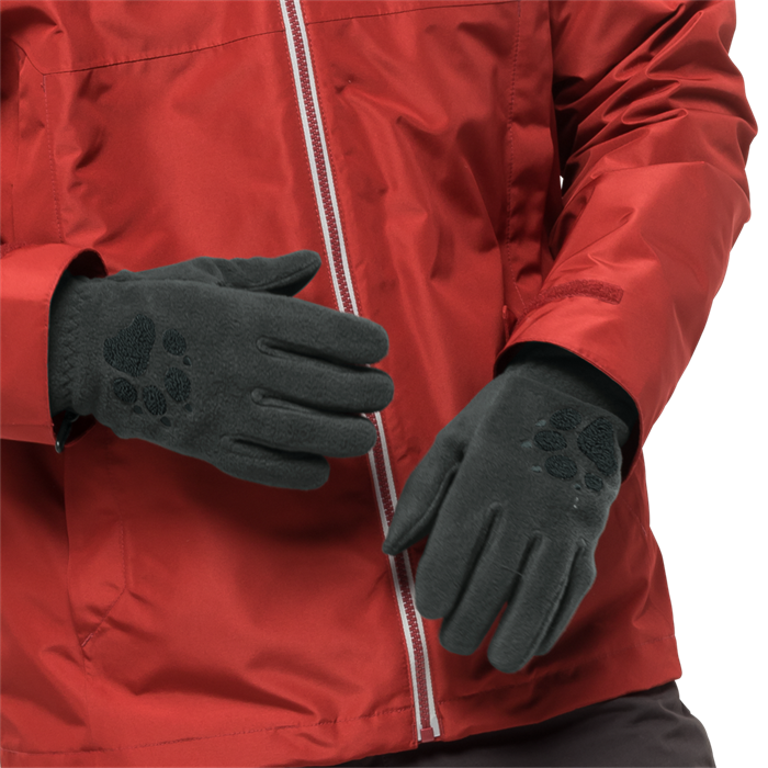 Jack Wolfskin Перчатки теплые флисовые Jack Wolfskin Paw Gloves