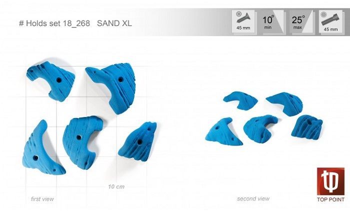 Top Point Зацепы для скалолазания Top Point Sand XL #268