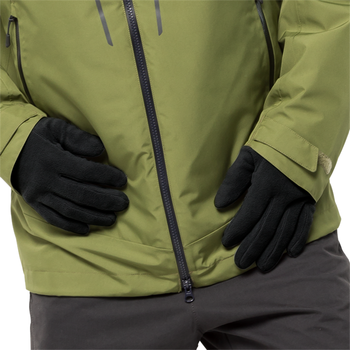 Jack Wolfskin Перчатки флисовые эластичные Jack Wolfskin Nanuk ecosphere 100 glove