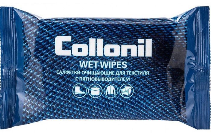 Collonil Салфетки удобные влажные Collonil №15 для текстиля с пятновыводителем