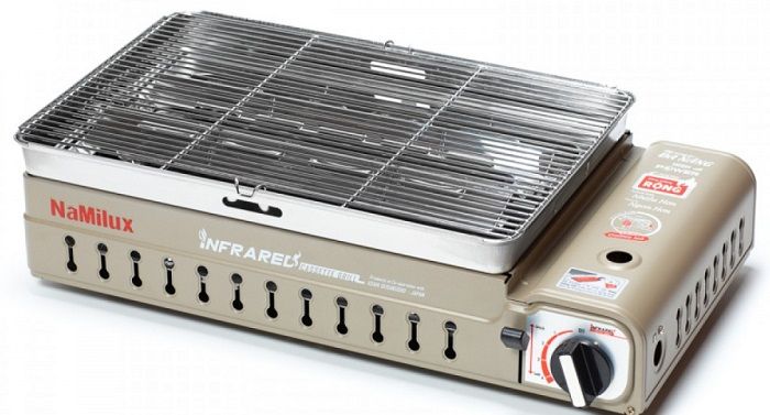 NaMilux Гриль газовый с пьезоподжигом NaMilux GM2120PS/2W