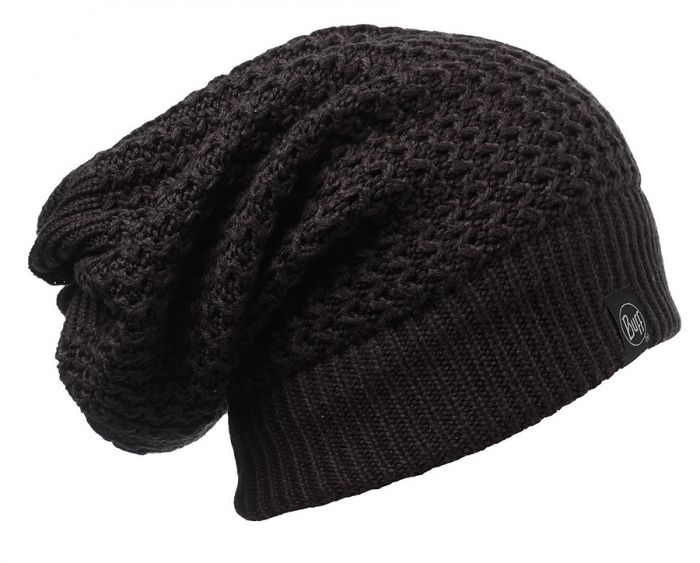 Buff Вязаная двусторонняя шапка Buff Neckwarmer Knitted & Polar Ramdon Black
