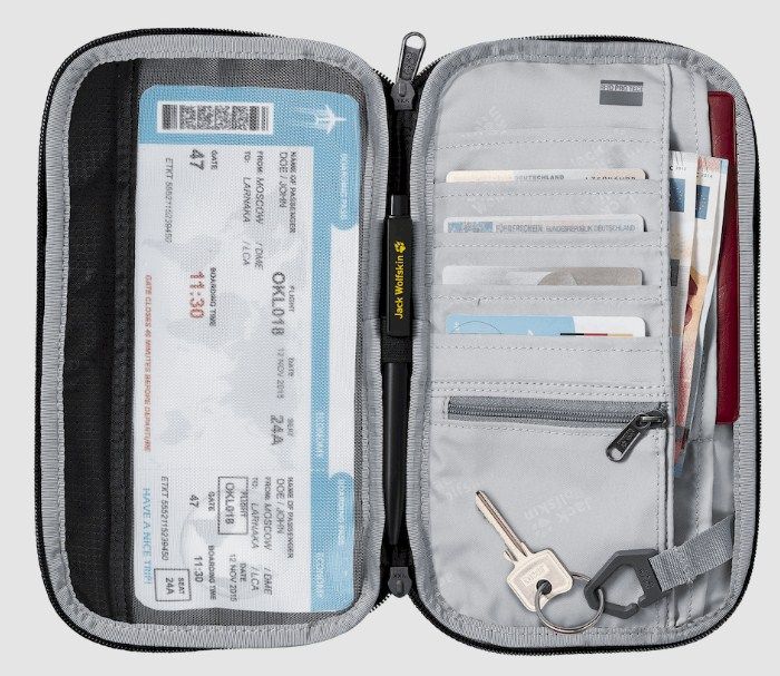 Jack Wolfskin Сумка с защитой от кражи Jack Wolfskin Boarding Pouch RFID 0.5