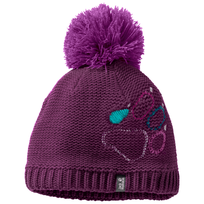 Jack Wolfskin Шапка с флисовой подкладкой Jack Wolfskin Paw Knit Cap Kids