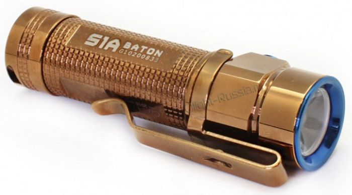Olight Медный компактный фонарь Olight S1A-CU