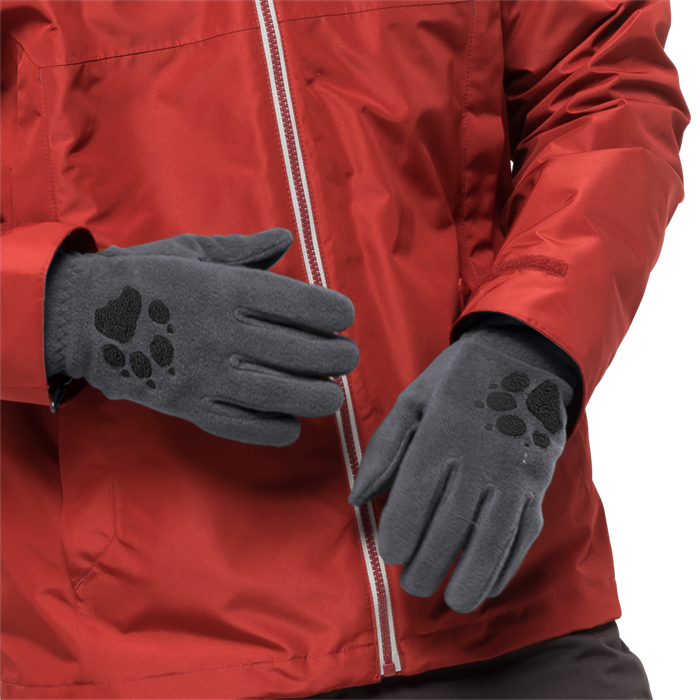 Jack Wolfskin Перчатки теплые флисовые Jack Wolfskin Paw Gloves