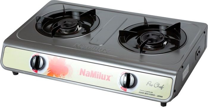NaMilux Двухконфорочная переносная газовая печь NaMilux NA-603AFM