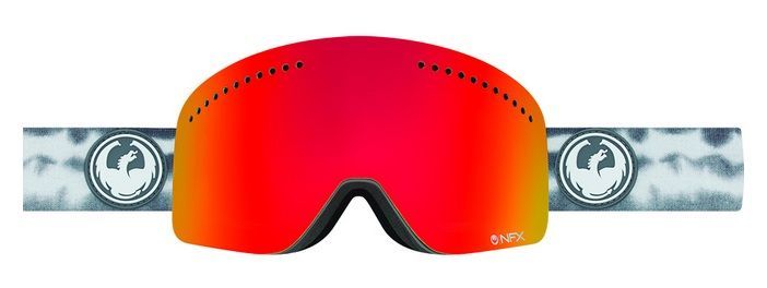 Dragon Alliance Маска горнолыжная оправа линзы Dragon Alliance NFX ( Onus Grey, Red Ion + Amber)