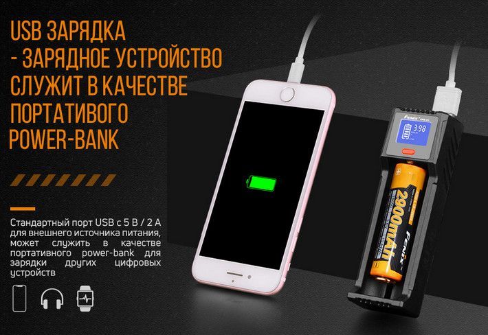 Fenix Компактное зарядное устройство Fenix ARE-D1